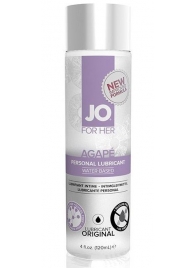 Женский лубрикант на водной основе JO AGAPE LUBRICANT ORIGINAL - 120 мл. - System JO - купить с доставкой в Смоленске