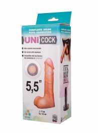 Фаллическая насадка Харнесс UNICOCK 5,5  - 17 см. - LOVETOY (А-Полимер) - купить с доставкой в Смоленске