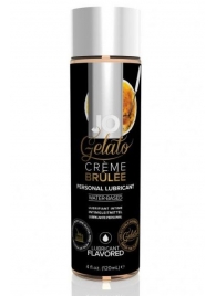 Лубрикант с ароматом крем-брюле JO GELATO CREME BRULEE - 120 мл. - System JO - купить с доставкой в Смоленске