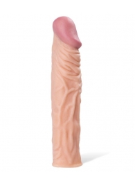 Насадка с ярко выраженной головкой и рельефным стволом - 19 см. - A-toys - в Смоленске купить с доставкой