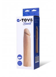 Реалистичная насадка с ярко выраженной головкой - 16,5 см. - A-toys - в Смоленске купить с доставкой