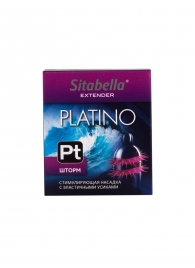 Стимулирующая насадка со спиралью из усиков Platino  Шторм - Sitabella - купить с доставкой в Смоленске