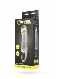 Прозрачная насадка с петлёй для фиксации - 14 см. - ToyFa - в Смоленске купить с доставкой