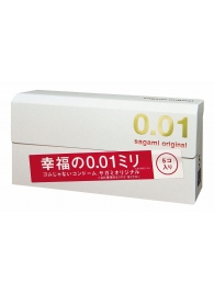 Супер тонкие презервативы Sagami Original 0.01 - 5 шт. - Sagami - купить с доставкой в Смоленске