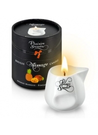 Массажная свеча с ароматом манго и ананаса Bougie de Massage Ananas Mangue - 80 мл. - Plaisir Secret - купить с доставкой в Смоленске