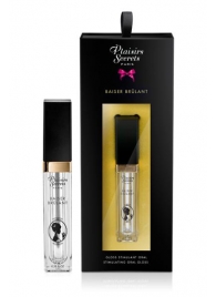 Стимулирующий блеск для губ Baiser Brulant Gloss Plaisirs Secrets - 7 мл. - Plaisir Secret - купить с доставкой в Смоленске
