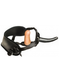 Женский страпон с вагинальной пробкой Woman Strap - 12 см. - LOVETOY (А-Полимер) - купить с доставкой в Смоленске