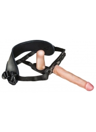Женский страпон с вагинальной пробкой Woman Strap - 18 см. - LOVETOY (А-Полимер) - купить с доставкой в Смоленске