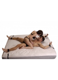 Бондаж для фиксации на кровати Frisky Bedroom Restraint Kit - XR Brands - купить с доставкой в Смоленске