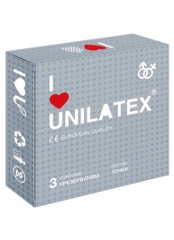 Презервативы с точками Unilatex Dotted - 3 шт. - Unilatex - купить с доставкой в Смоленске