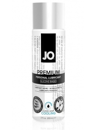 Охлаждающий лубрикант на силиконовой основе JO Personal Premium Lubricant Cooling - 60 мл. - System JO - купить с доставкой в Смоленске