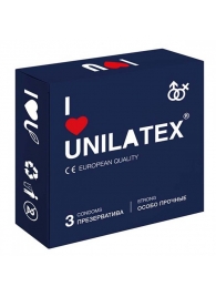 Ультрапрочные презервативы Unilatex Extra Strong - 3 шт. - Unilatex - купить с доставкой в Смоленске