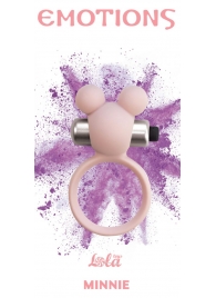 Розовое эрекционное виброколечко Emotions Minnie Light pink - Lola Games - в Смоленске купить с доставкой