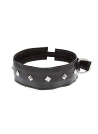 Полиуретановый ошейник с пуклями Collar with Studs - Blush Novelties - купить с доставкой в Смоленске