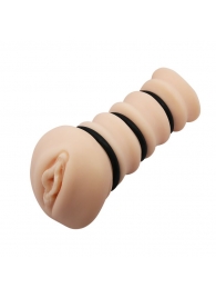 Мастурбатор-вагина с утягивающими кольцами Crazy Bull Rossi Flesh 3D - Baile - в Смоленске купить с доставкой