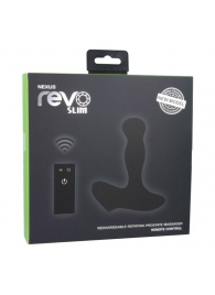 Чёрный перезаряжаемый массажёр предстательной железы NEXUS Revo Slim - Nexus Range - в Смоленске купить с доставкой