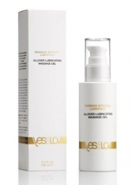 Массажный гель-смазка на силиконовой основе Allover Massage Gel - 100 мл. - YESforLOV - купить с доставкой в Смоленске