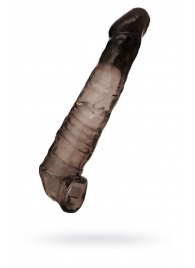 Чёрная насадка на пенис - 22,5 см. - ToyFa - в Смоленске купить с доставкой