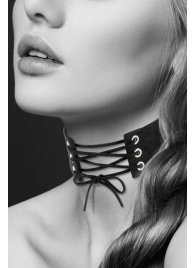 Оригинальный ошейник-чокер со шнуровкой - Bijoux Pour Toi - купить с доставкой в Смоленске