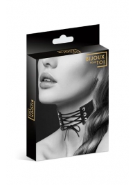 Оригинальный ошейник-чокер со шнуровкой - Bijoux Pour Toi - купить с доставкой в Смоленске