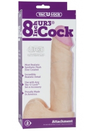 Ультрареалистичная насадка для трусиков Vac-U-Lock 8  ULTRASKYN Cock - 20,57 см. - Doc Johnson - купить с доставкой в Смоленске