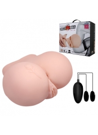 Вагина и анус с вибрацией CrazyBull Vagina and Ass - Baile - в Смоленске купить с доставкой