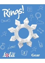 Прозрачное эрекционное кольцо Rings Gear - Lola Games - в Смоленске купить с доставкой