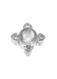 Прозрачное эрекционное кольцо Rings Screw - Lola Games - в Смоленске купить с доставкой