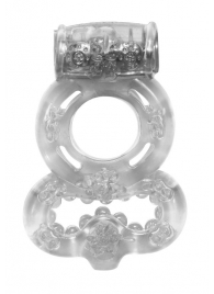 Прозрачное эрекционное кольцо Rings Treadle с подхватом - Lola Games - в Смоленске купить с доставкой