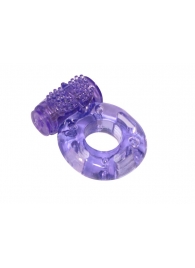 Фиолетовое эрекционное кольцо с вибрацией Rings Axle-pin - Lola Games - в Смоленске купить с доставкой