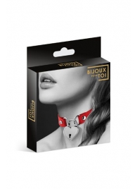 Красный чокер с замком в форме сердца - Bijoux Pour Toi - купить с доставкой в Смоленске