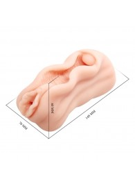 Реалистичная вагина-мастурбатор с необычным дизайном - Baile - в Смоленске купить с доставкой