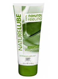 Лубрикант на водной основе NatureLube с алоэ вера - 100 мл. - HOT - купить с доставкой в Смоленске