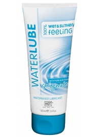 Лубрикант на основе чистой родниковой воды WaterLube - 100 мл. - HOT - купить с доставкой в Смоленске