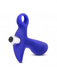 Синий стимулятор простаты с ручкой-кольцом Performance Prostimulator 02 - Blush Novelties - в Смоленске купить с доставкой