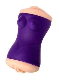 Двухсторонний мастурбатор JOS YARA в фиолетовой колбе - JOS - в Смоленске купить с доставкой