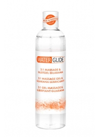 Гель-смазка 2-в-1 MASSAGE   LUBRICANT GUARANA - 300 мл. - Waterglide - купить с доставкой в Смоленске