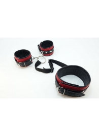 Кожаный БДСМ-набор - БДСМ Арсенал - купить с доставкой в Смоленске