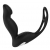 Черный вибромассажер простаты P-PLEASER W ERECTION ENHANCE - Dream Toys - в Смоленске купить с доставкой
