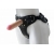 Черный пояс-трусики с двумя насадками Soft-Dolli - 16,5 и 10,5 см. - LOVETOY (А-Полимер) - купить с доставкой в Смоленске