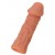 Телесная реалистичная насадка KOKOS Extreme Sleeve 05 с дополнительной стимуляцией - 12,7 см. - KOKOS - в Смоленске купить с доставкой