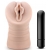 Телесный мастурбатор-вагина с вибропулей Ashley - Blush Novelties - в Смоленске купить с доставкой