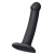 Черный фаллос на присоске Silicone Bendable Dildo S - 17 см. - Strap-on-me - купить с доставкой в Смоленске