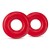 Набор из 2 красных эрекционных колец DONUT RINGS OVERSIZED - Blush Novelties - в Смоленске купить с доставкой