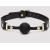 Черный кляп-шар Bound to You Faux Leather Ball Gag - Fifty Shades of Grey - купить с доставкой в Смоленске
