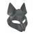 Серая маска Wolf с клепками - Sitabella - купить с доставкой в Смоленске