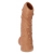 Телесная насадка с пупырышками и открытой головкой Nude Sleeve M - 12 см. - KOKOS - в Смоленске купить с доставкой