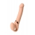 Телесный безремневой вибрострапон Vibrating Bendable Strap-On L - Strap-on-me - купить с доставкой в Смоленске