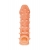 Телесная закрытая насадка с пупырышками Cock Sleeve Size M - 15,6 см. - KOKOS - в Смоленске купить с доставкой