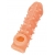 Телесная закрытая насадка с пупырышками Cock Sleeve Size L - 17,6 см. - KOKOS - в Смоленске купить с доставкой